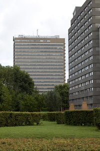 806178 Gezicht op het Willem C. van Unnikgebouw (voorheen Transitorium II, Heidelberglaan 2) van de Universiteit ...